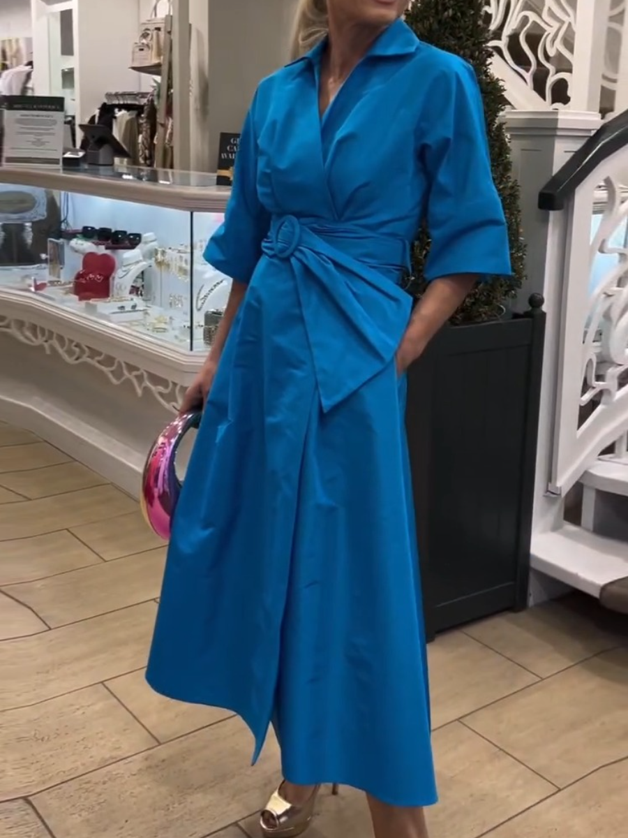 Elegant Vibrant A-line Dress