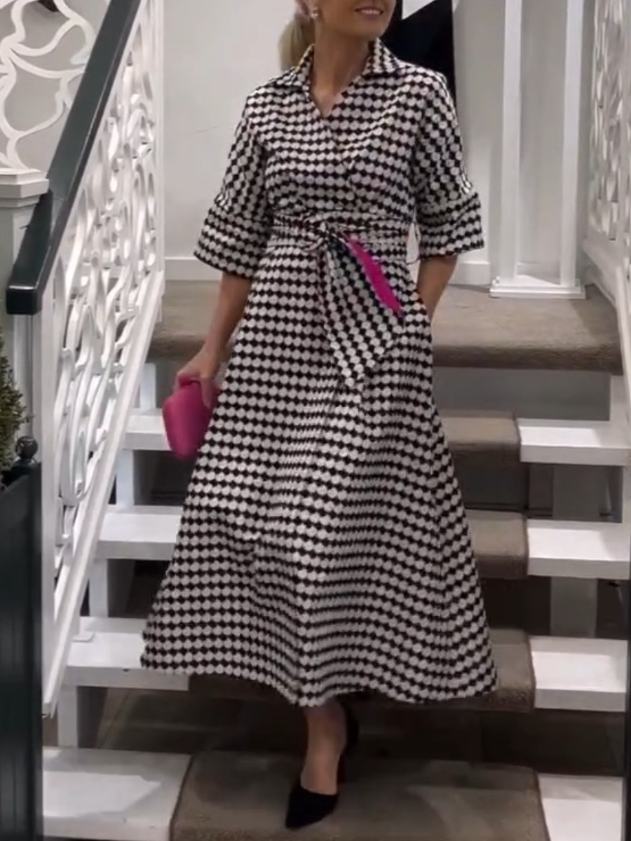 Elegant Vibrant A-line Dress
