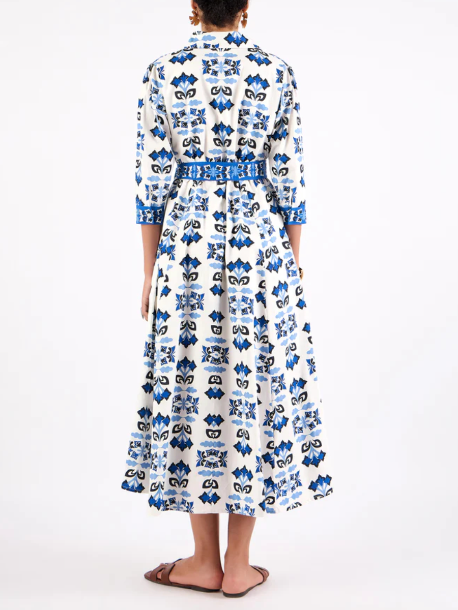 Cotton Elegant Relaxed Shirt Dress