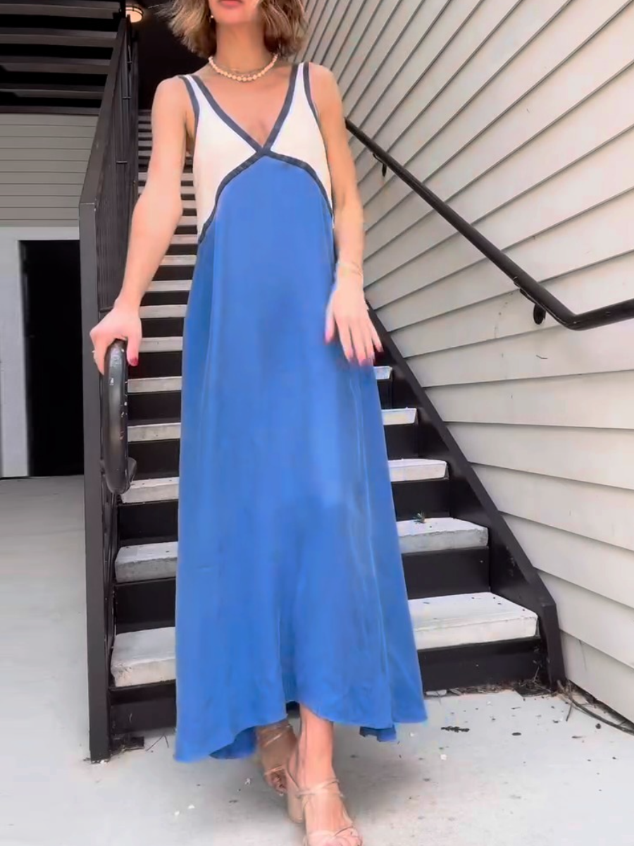 Sleeveless Cotton Fresh Casual Dress