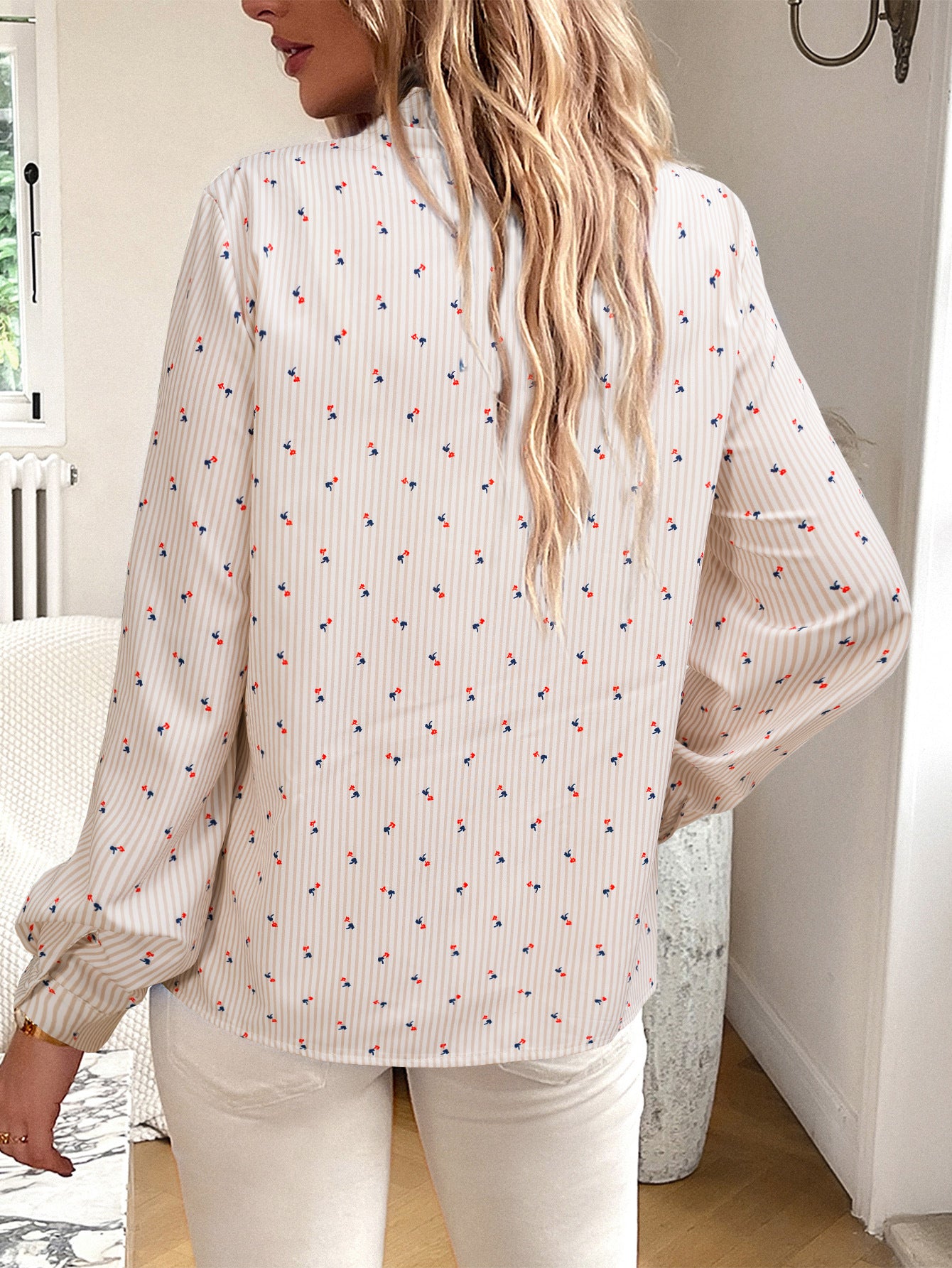 Ladies Elegant Long Sleeve Shirt