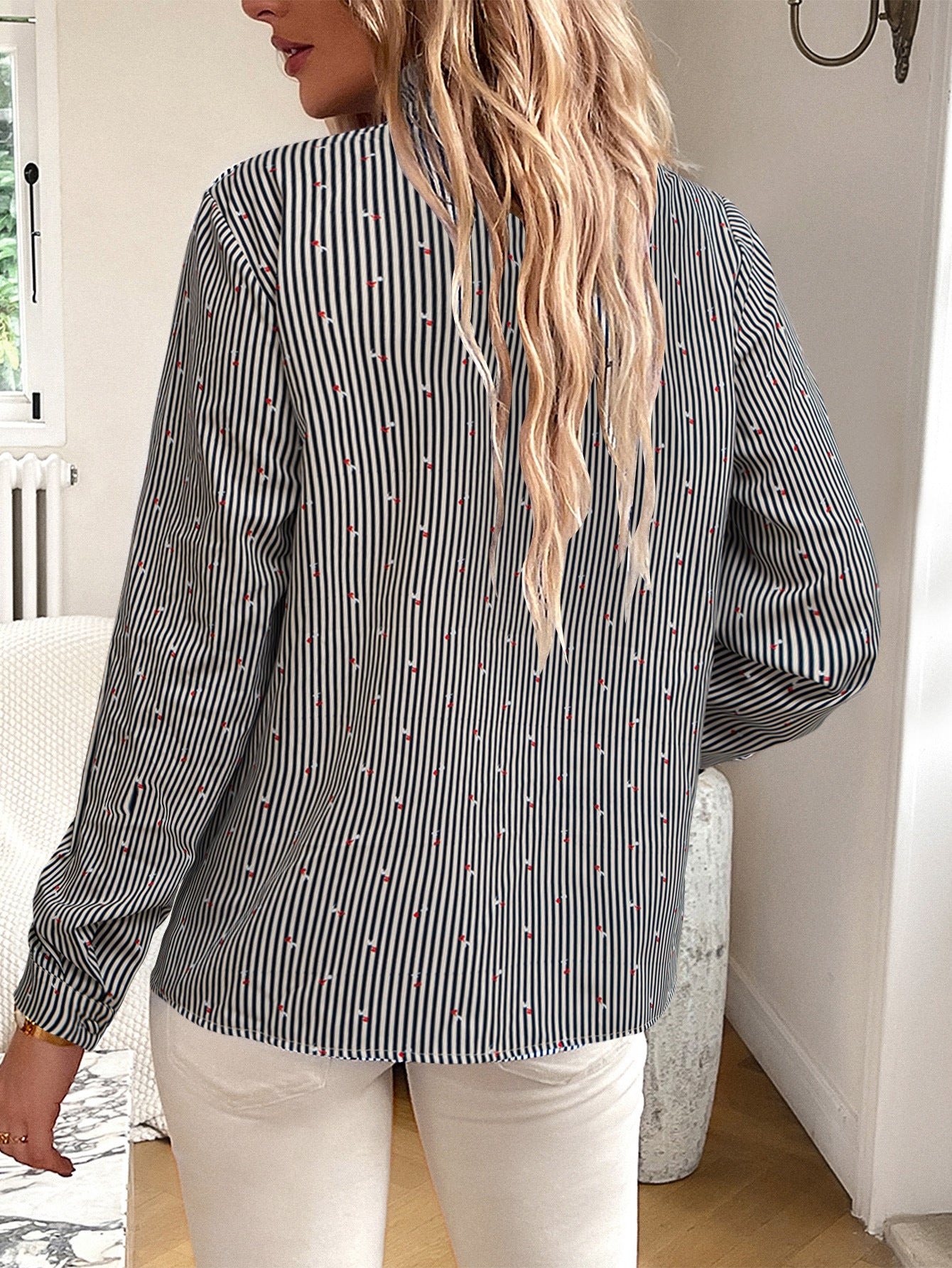 Ladies Elegant Long Sleeve Shirt