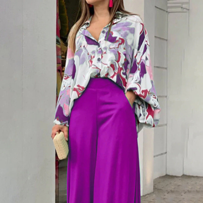 Elegant and Stylish Casual Two-piece Suit