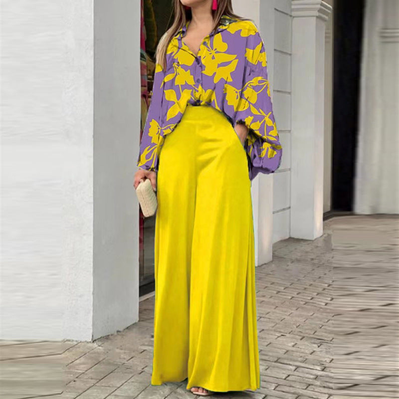 Elegant and Stylish Casual Two-piece Suit
