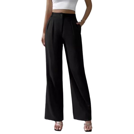 Women's Elegant Solid Color Pants