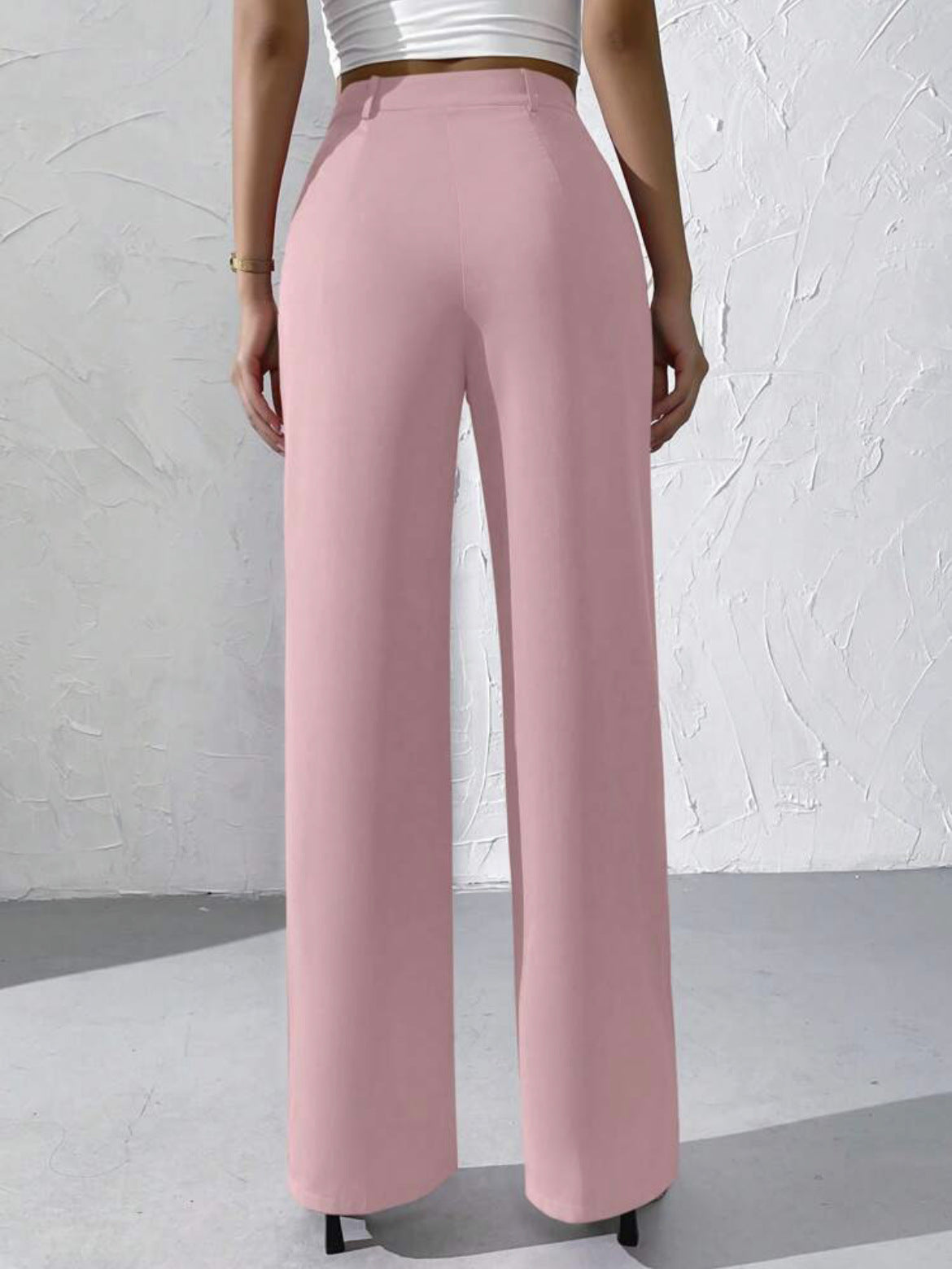 Women's Elegant Solid Color Pants