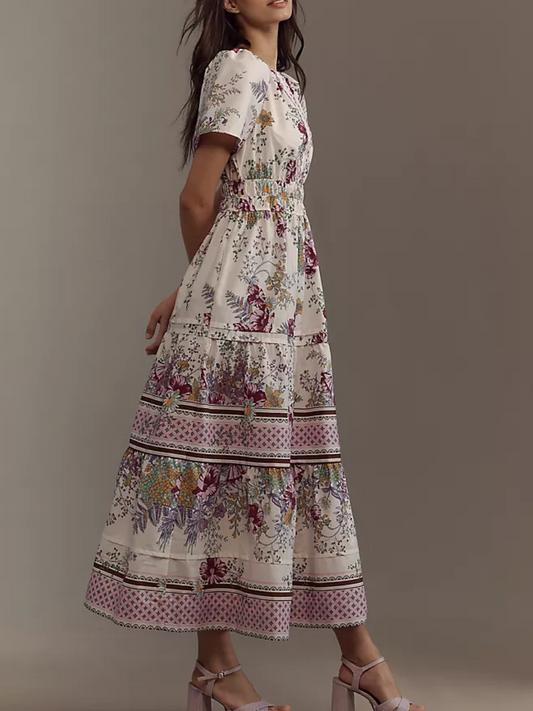 Cotton Smocked Waist Dress