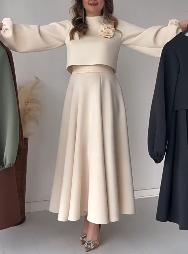 Elegant Long Sleeve Two Piece Set