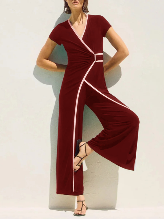 Silky Knit Culotte Jumpsuit