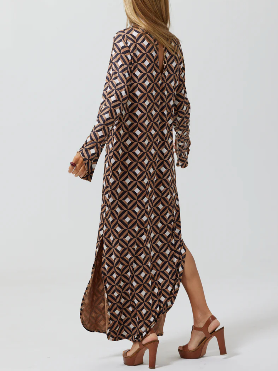 Casual Comfort Long Sleeve Dress