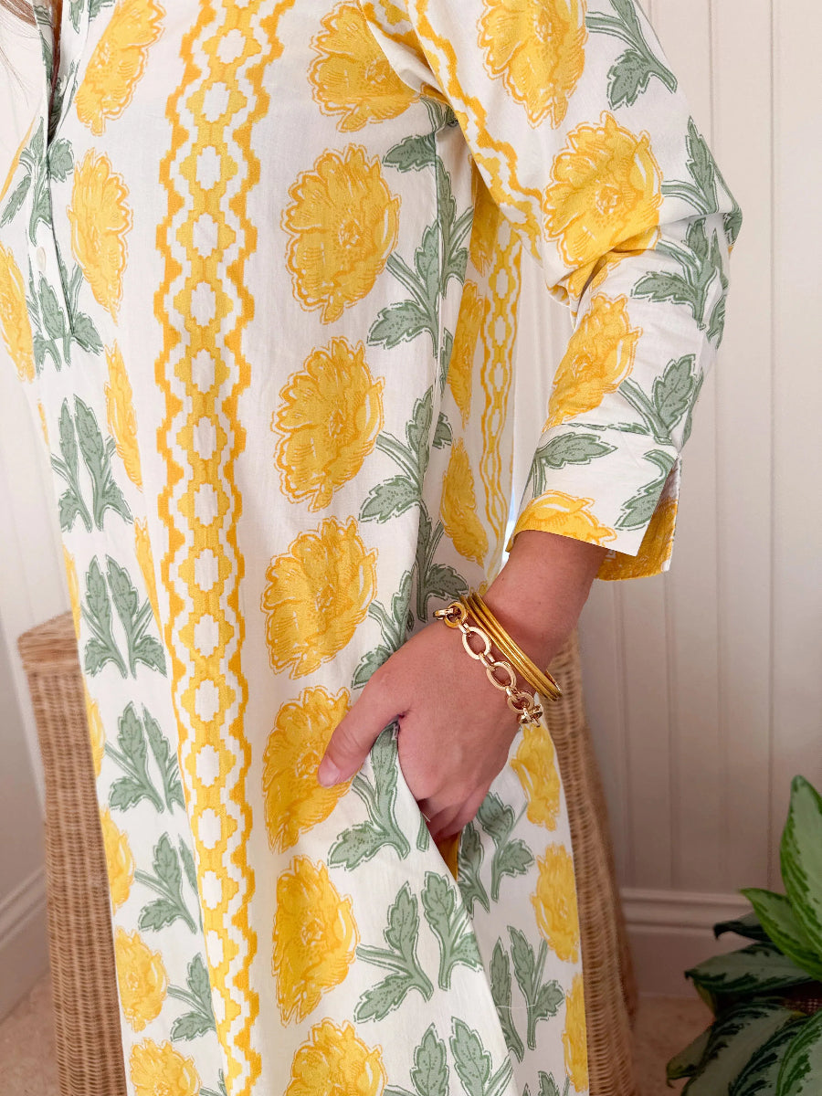 Long Sleeve Cotton Dress