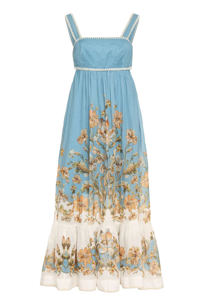 Cotton Floral Ramie dress