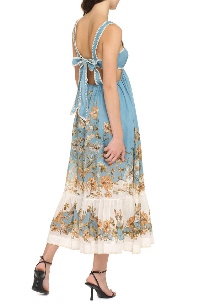 Cotton Floral Ramie dress