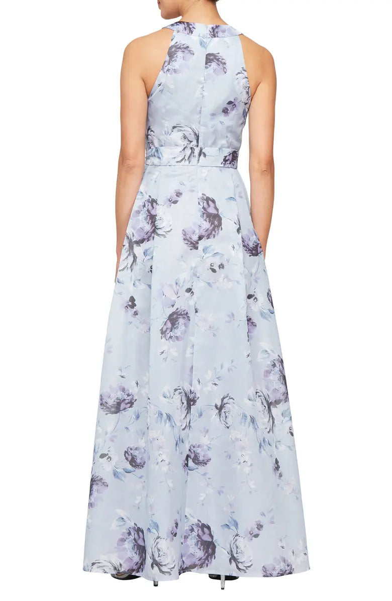 Floral Shimmer Organza Dress