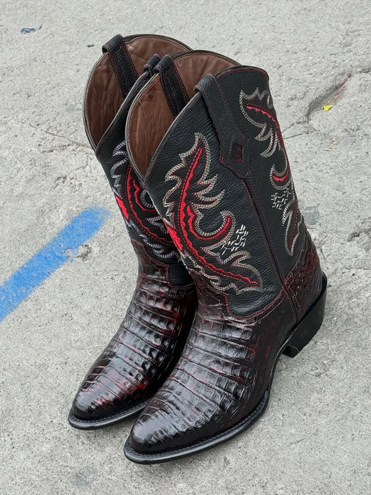 Men's Black Cherry Western Cowboy Boots
