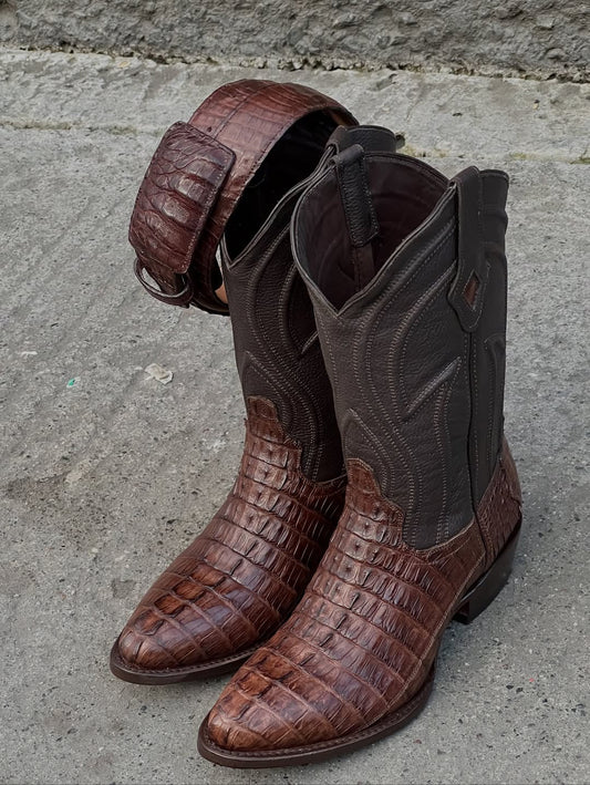 Men's Premium Leather Cowboy Boots