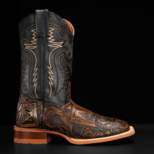 Square Toe 3D Western Cowboy Boots