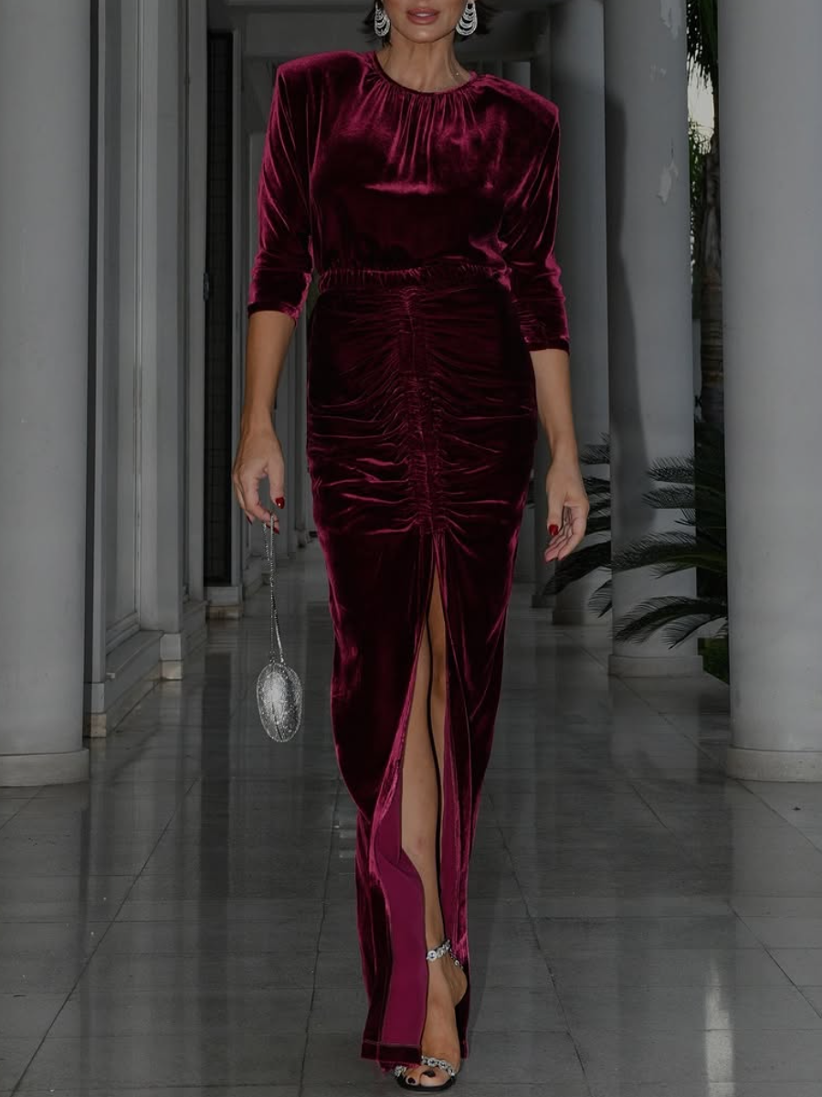 Gorgeous Silk Velvet Dress