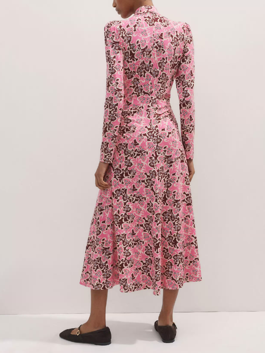 Floral Print Midi Dress