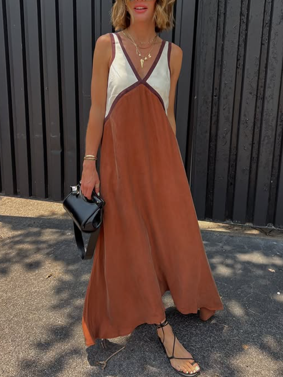 Sleeveless Cotton Fresh Casual Dress