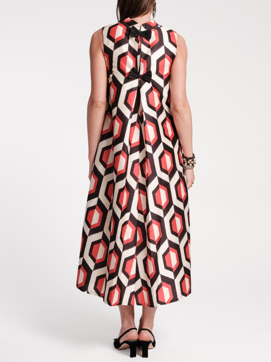 Adorable Printed Jacquard Dress