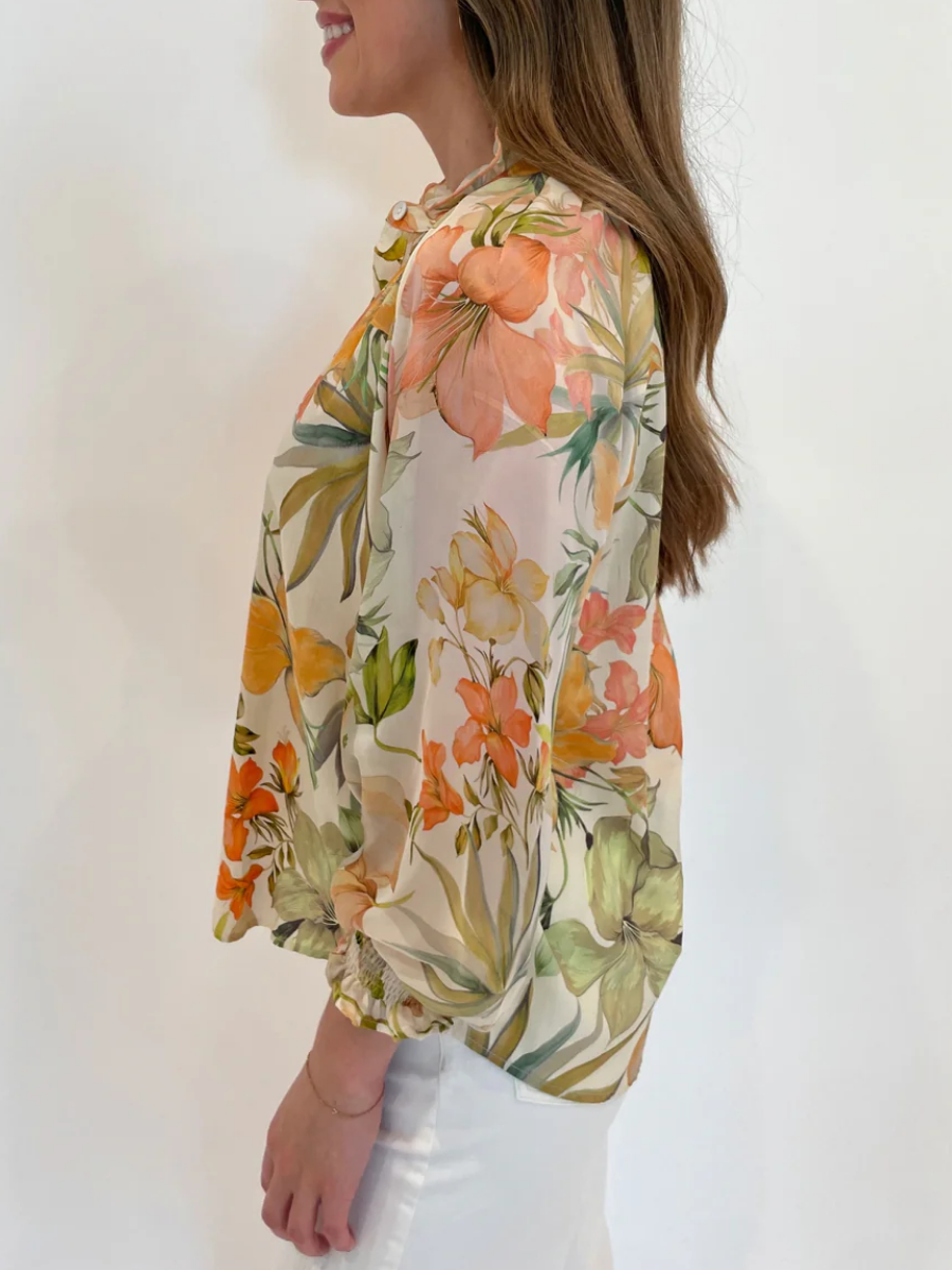 Fiona Botanical Print Shirt