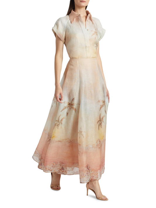 Linen Coconut Two-Piece Set