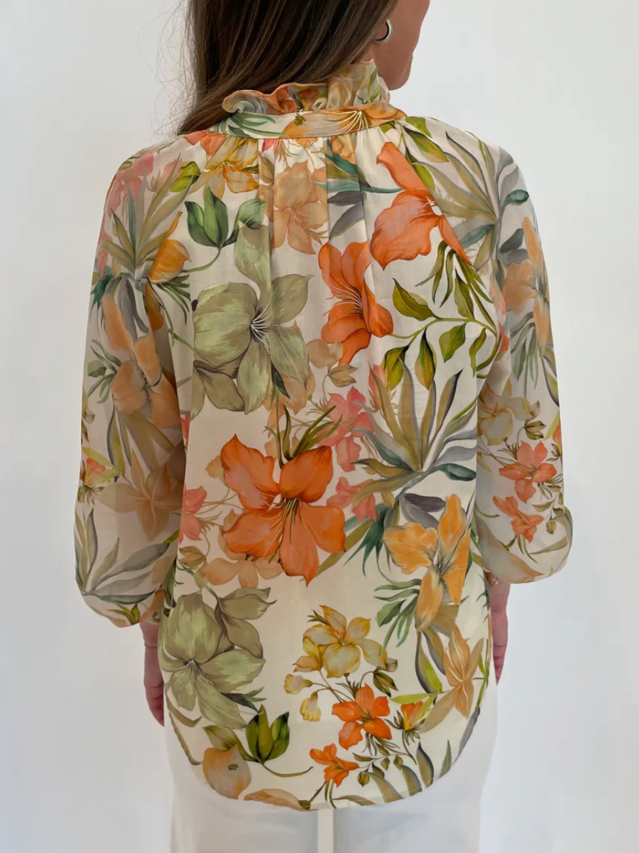 Fiona Botanical Print Shirt