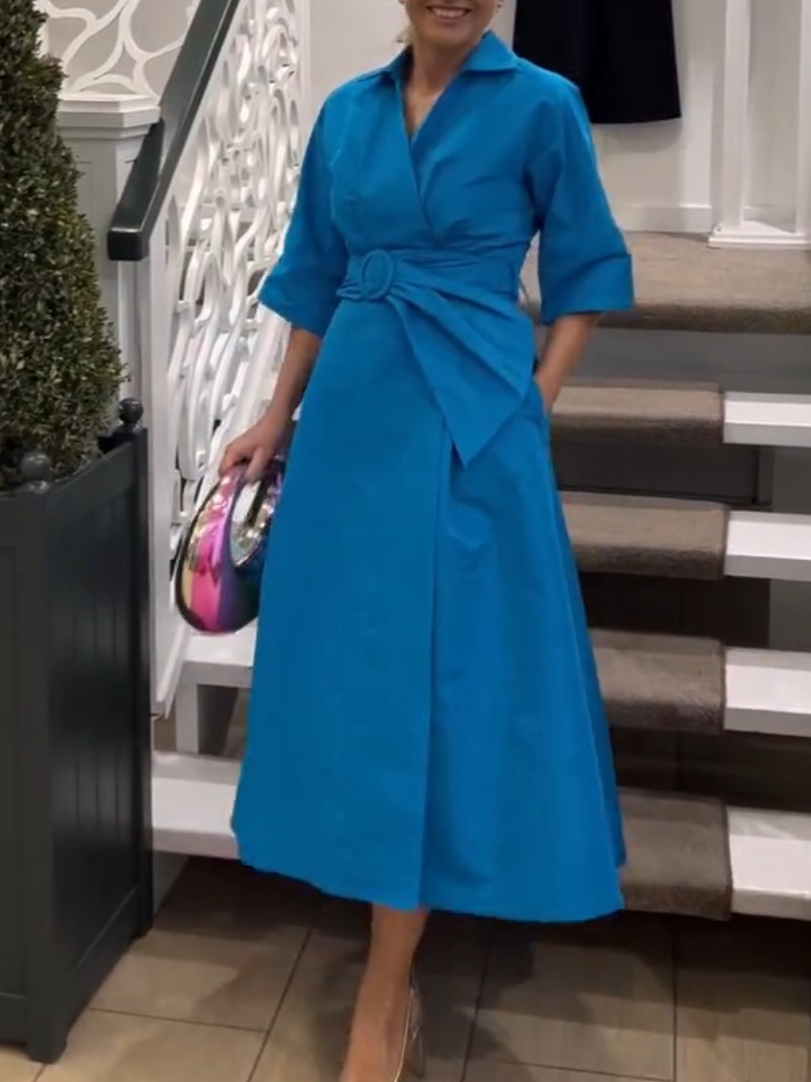 Elegant Vibrant A-line Dress