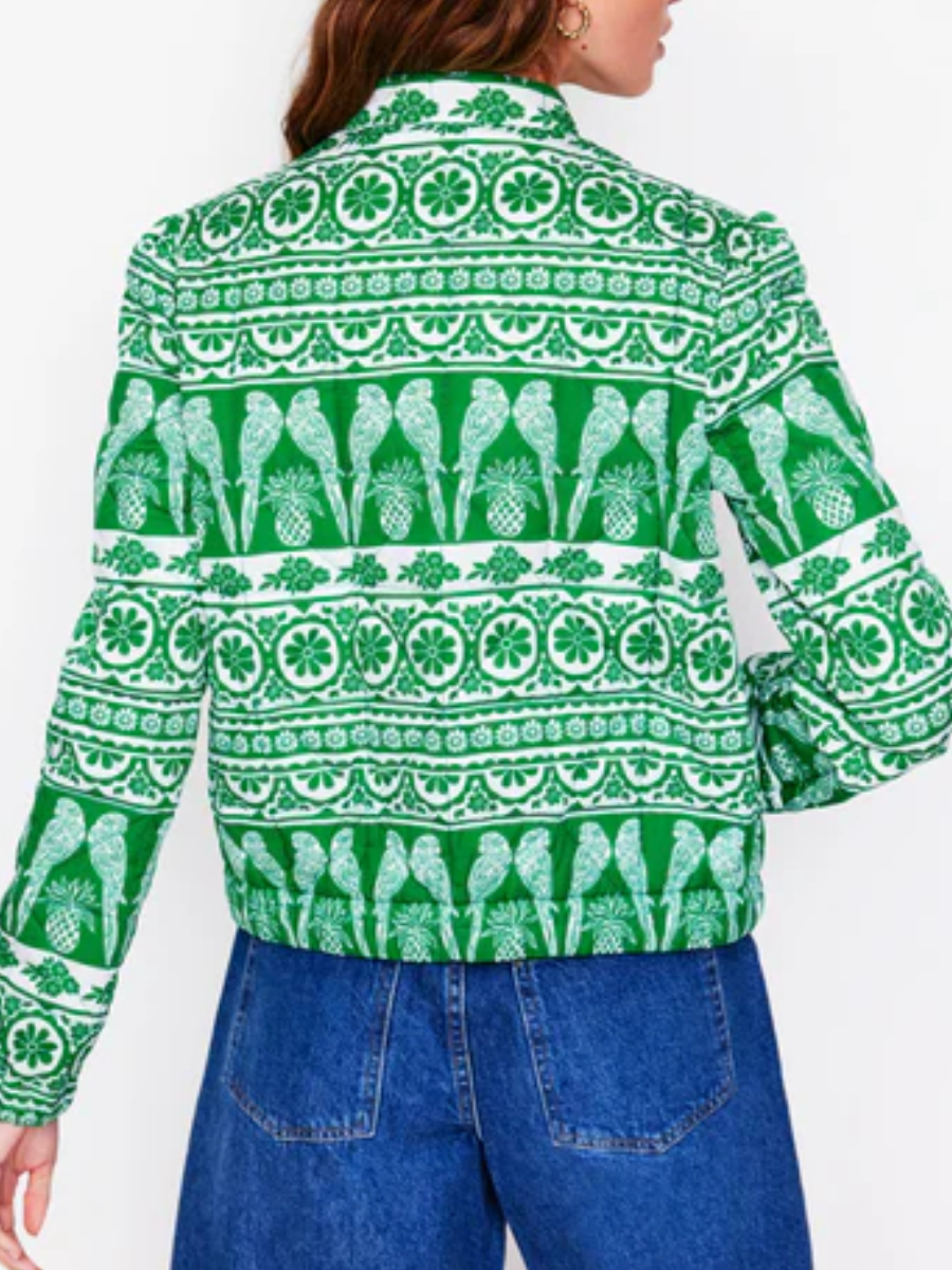 Stunning Cotton Quilted Jacket