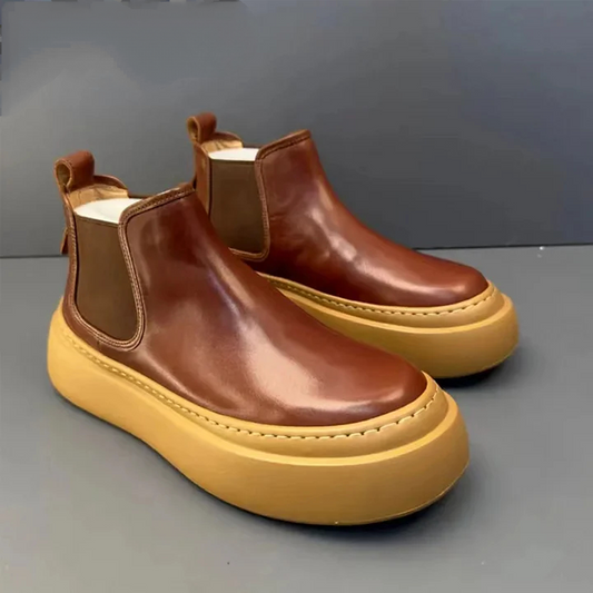 Handmade Retro Horsehide Chelsea Boot