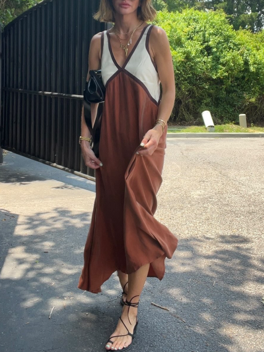 Sleeveless Cotton Fresh Casual Dress