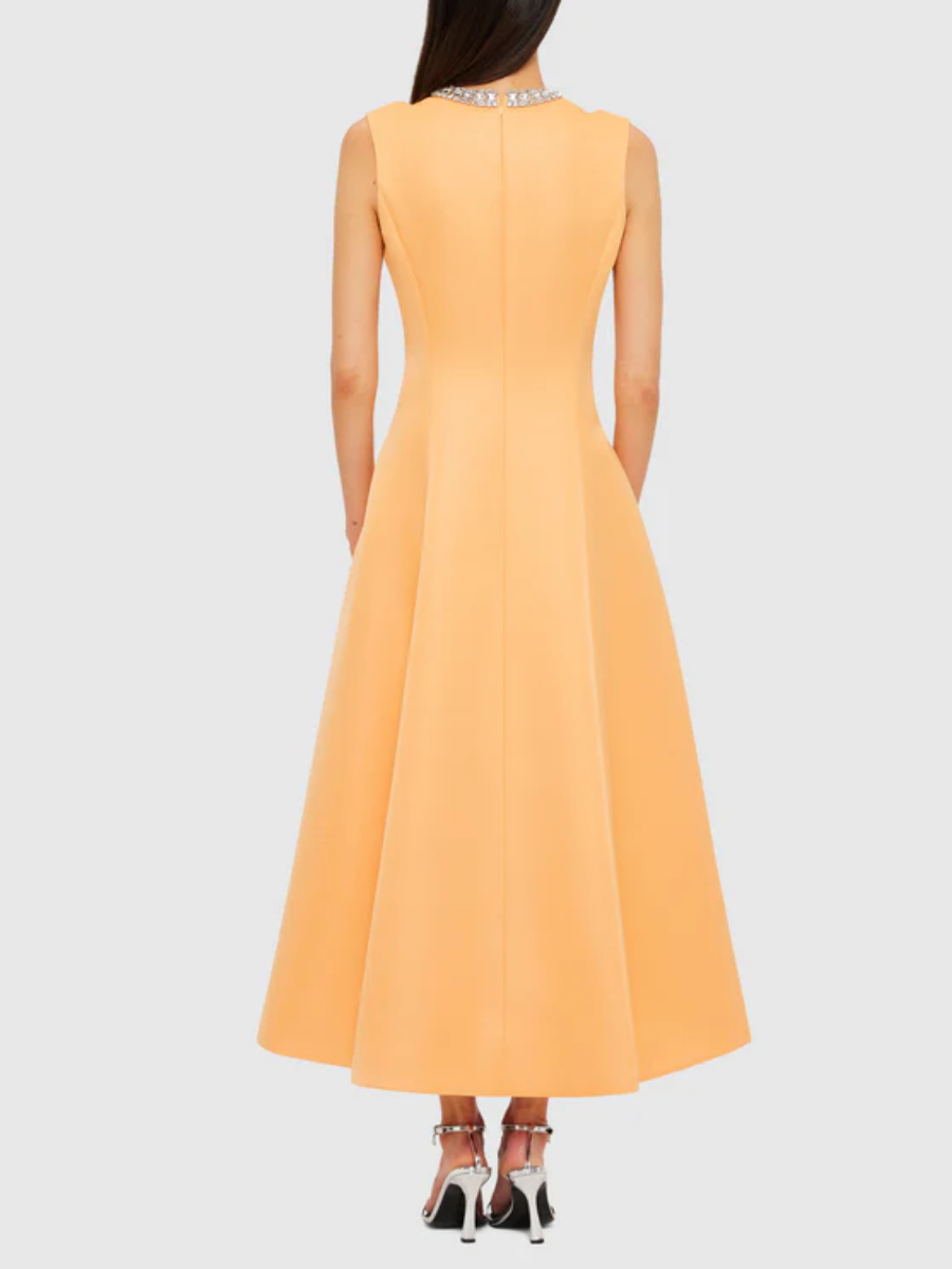 Sleeveless Premium Embellished Dress