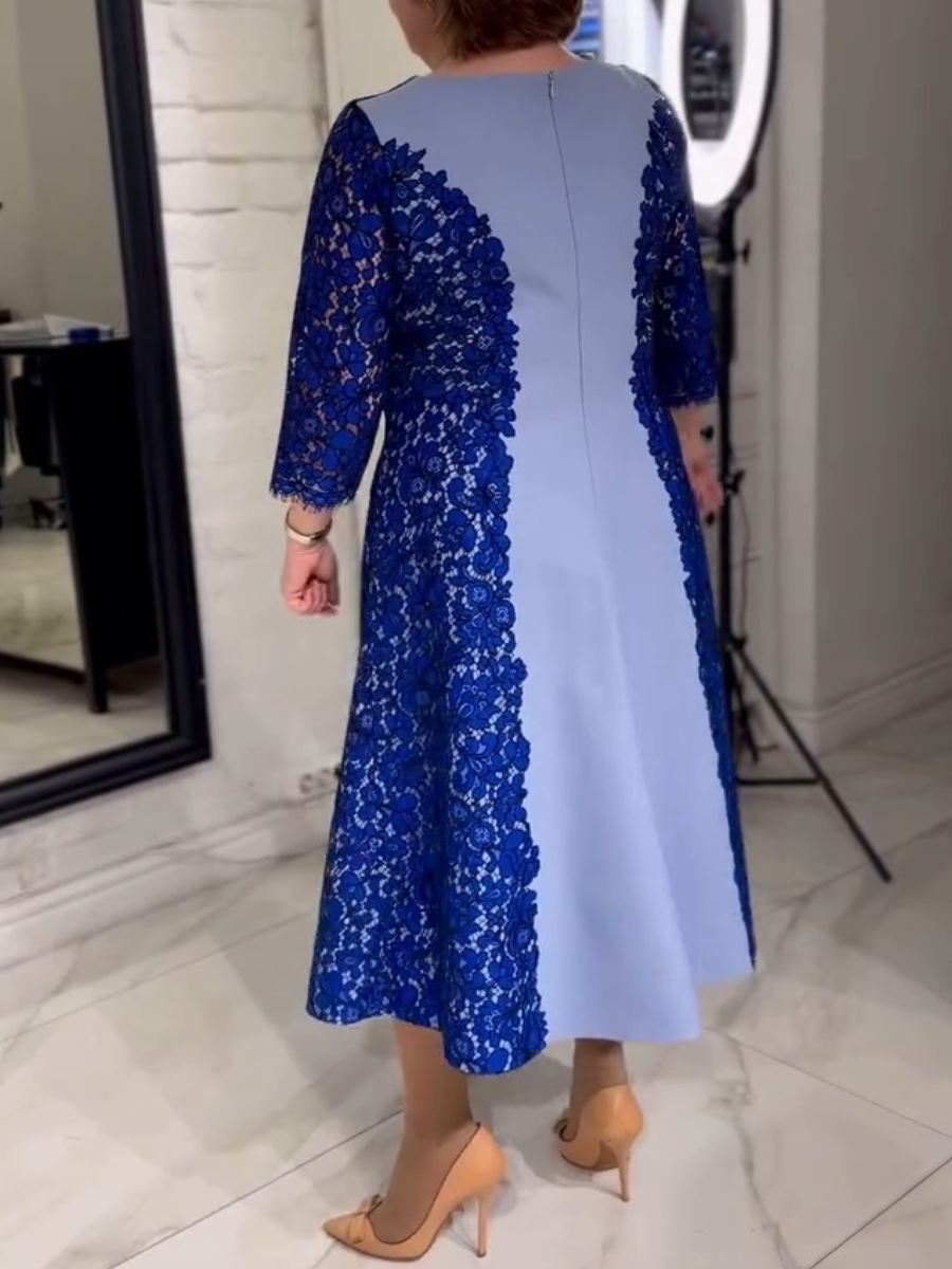 Gorgeous V-neck Lace Party Dress