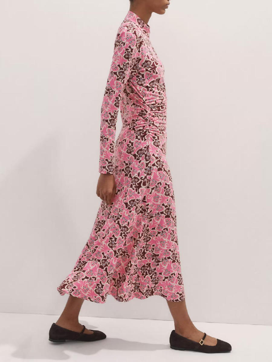Floral Print Midi Dress