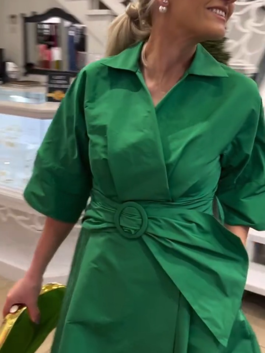 Elegant Vibrant A-line Dress