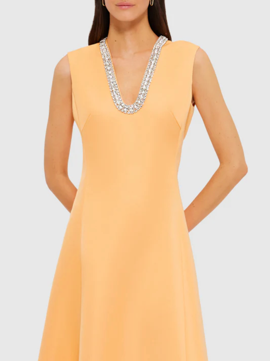 Sleeveless Premium Embellished Dress