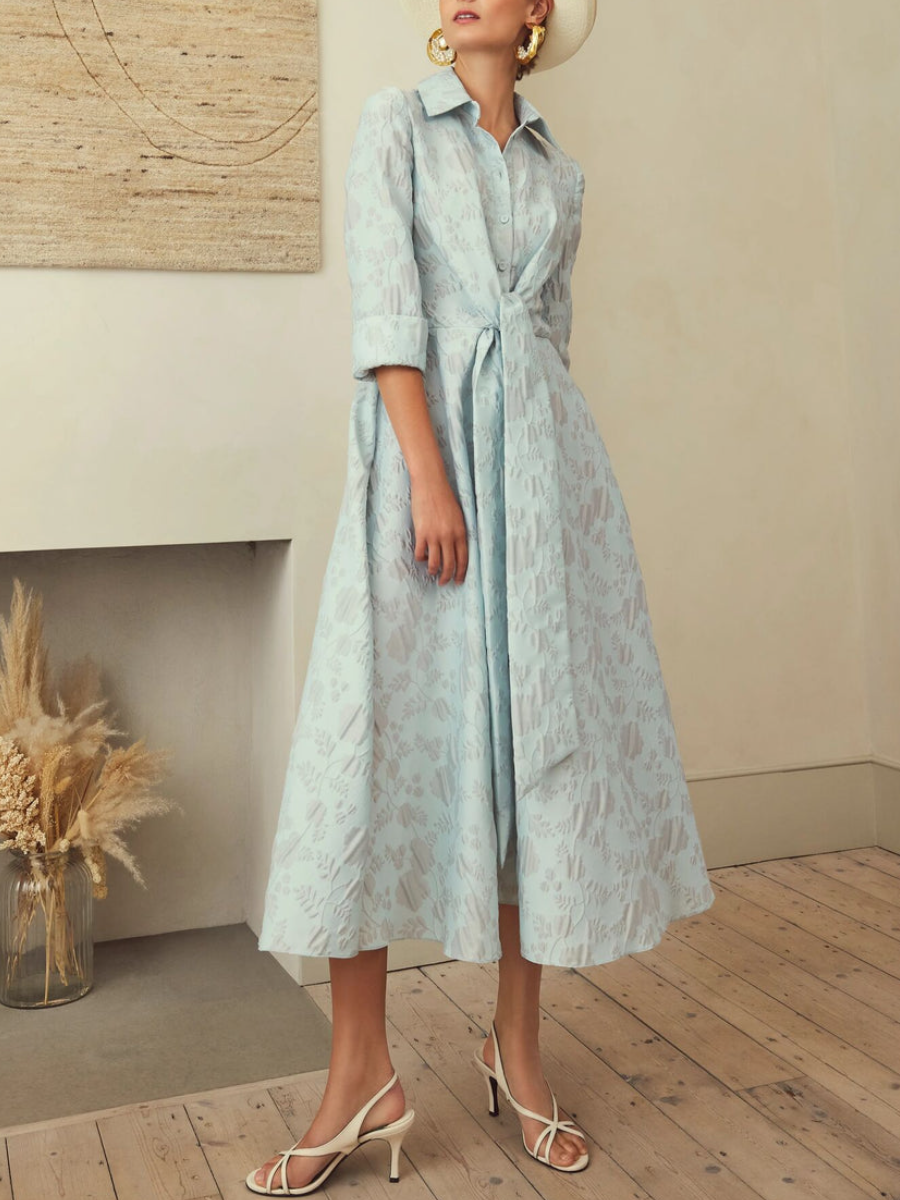 Dream Eucalyptus Shirt Dress