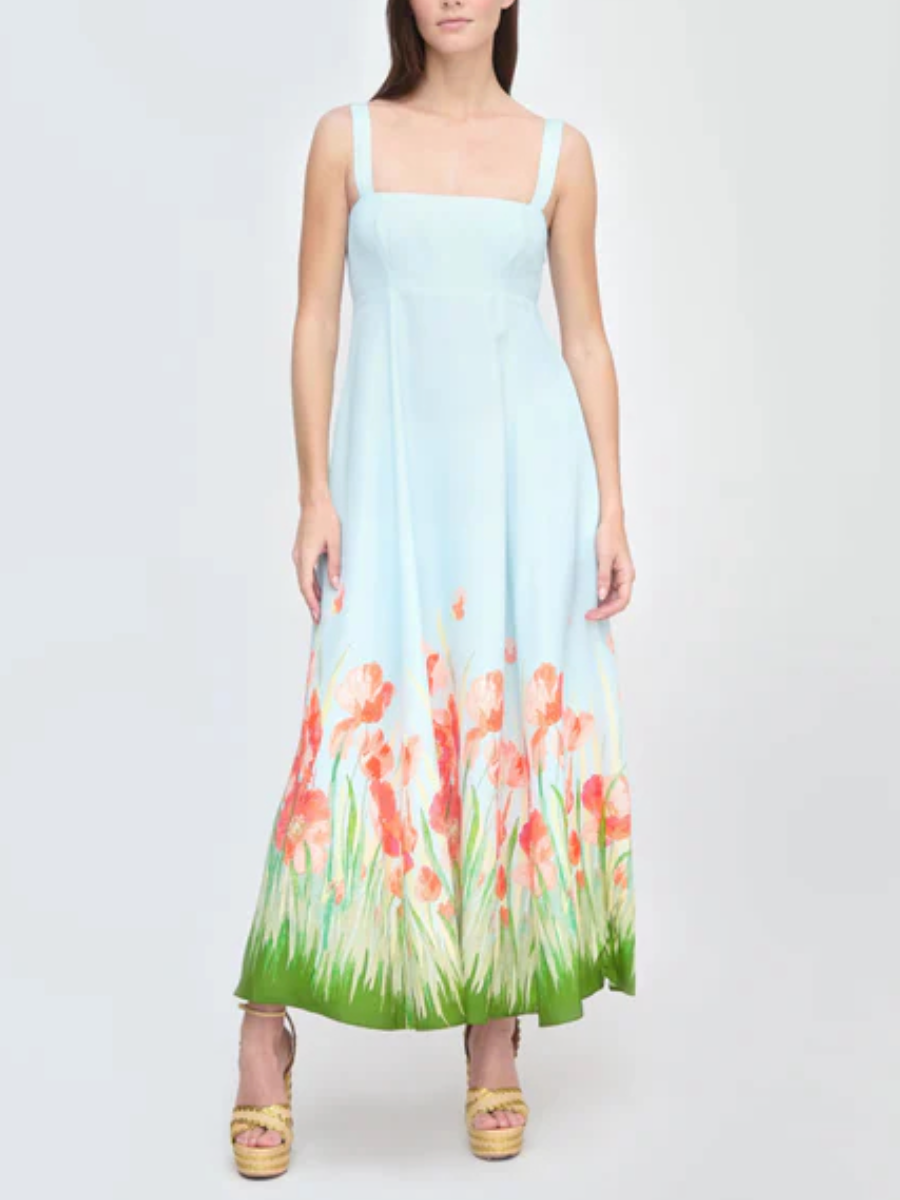 Chic Poppy Print Dress