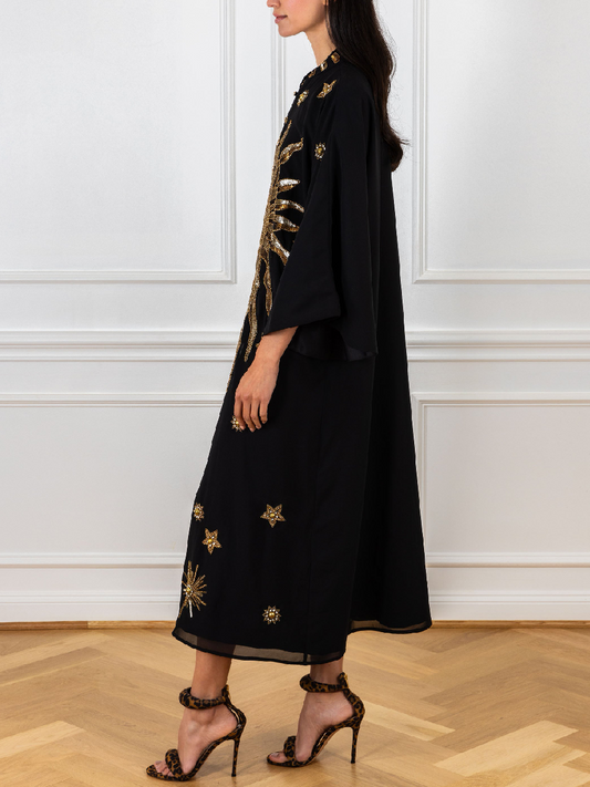 Embroidered Sequin Handmade Dress