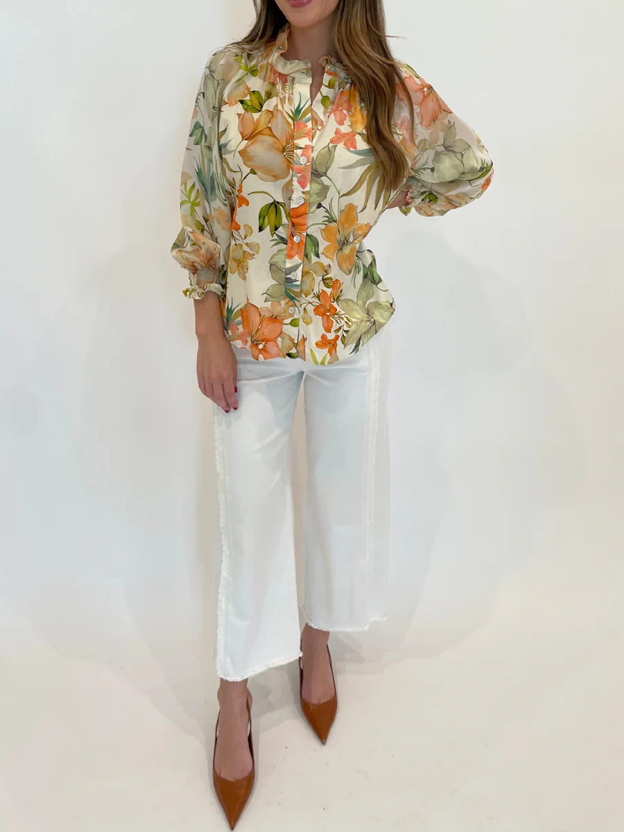 Fiona Botanical Print Shirt