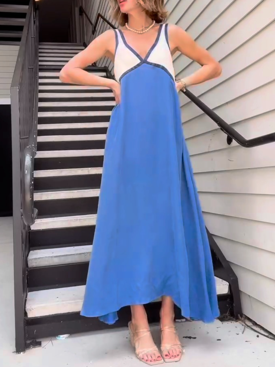 Sleeveless Cotton Fresh Casual Dress