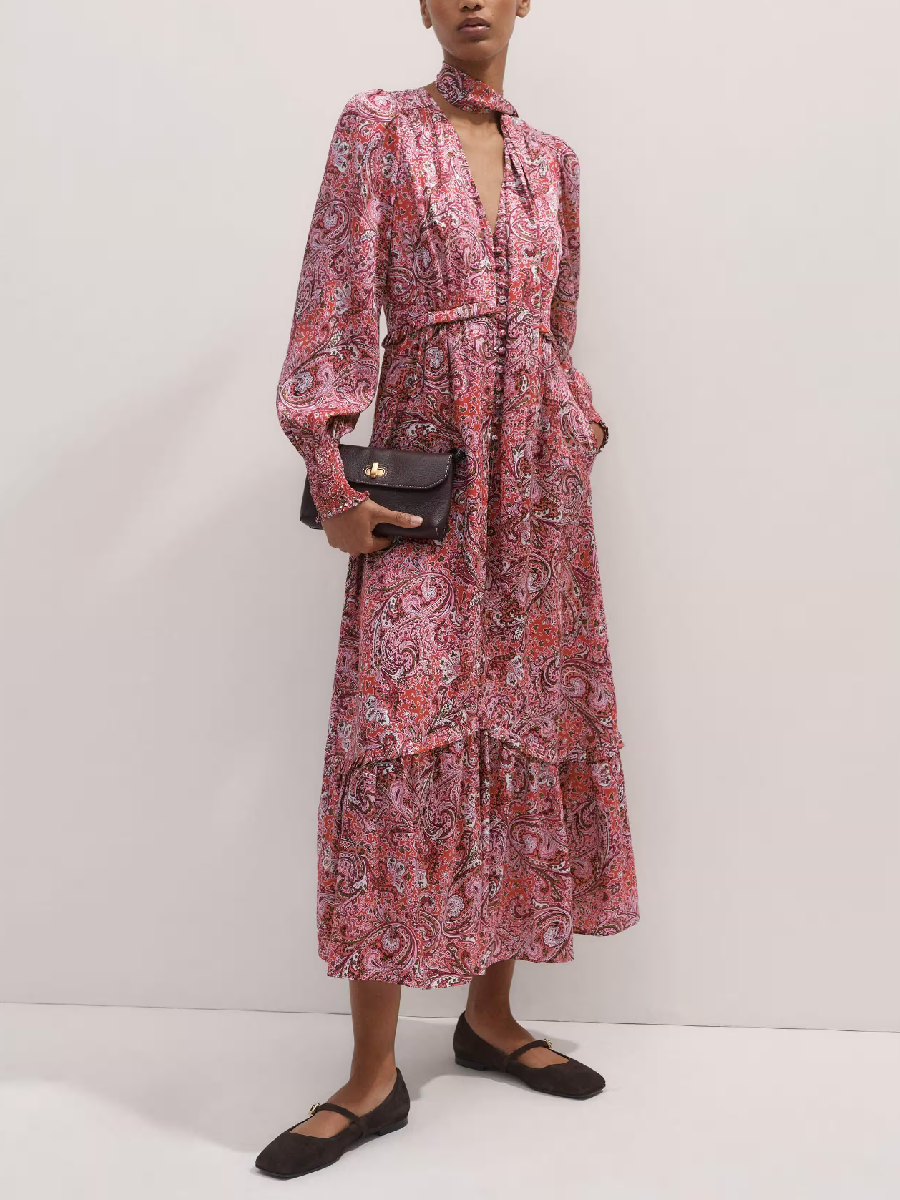 Floral Print Midi Dress
