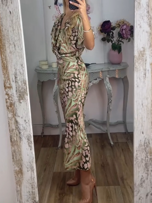 Stylish Print Fashion Dress