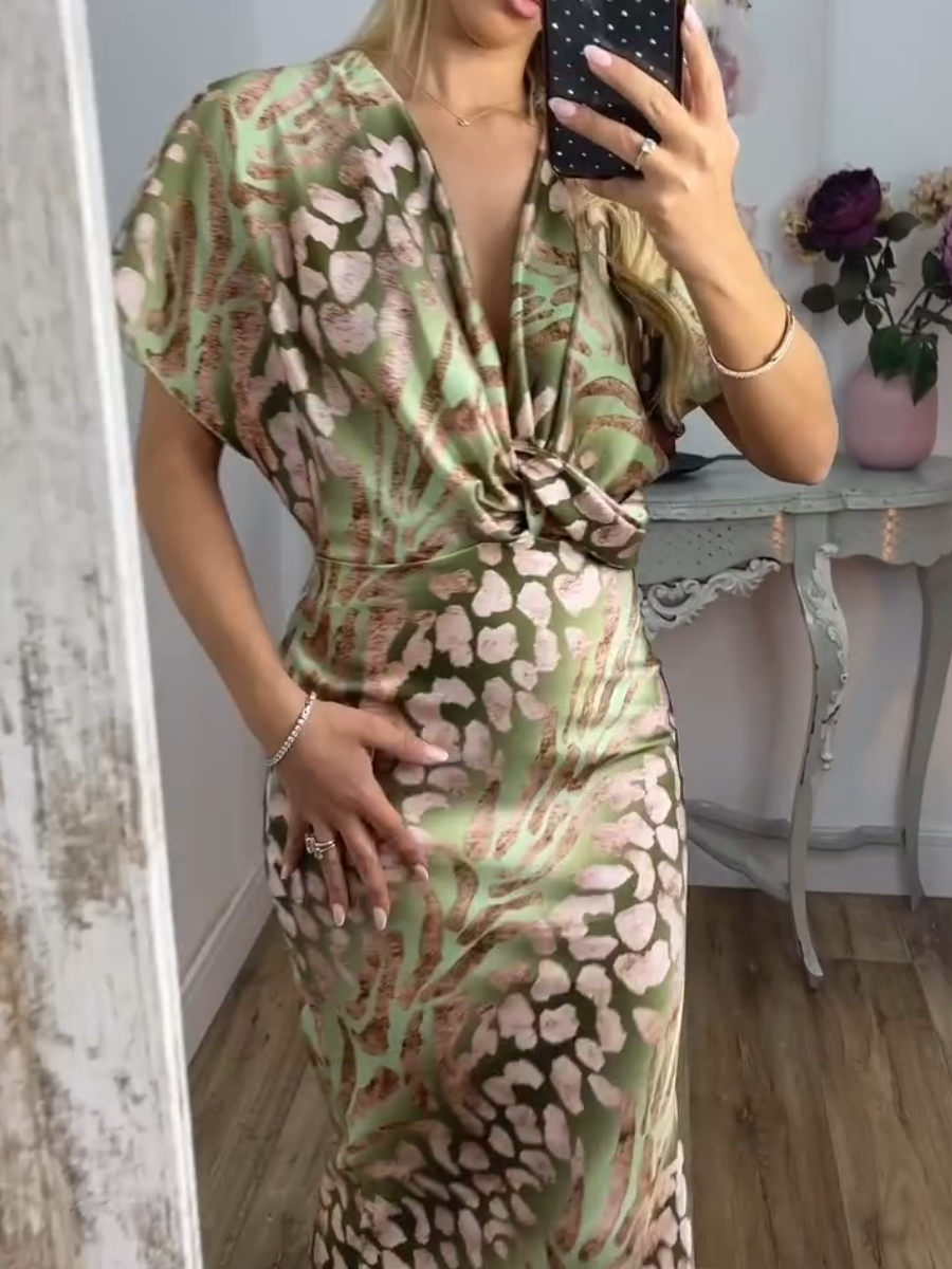 Stylish Print Fashion Dress