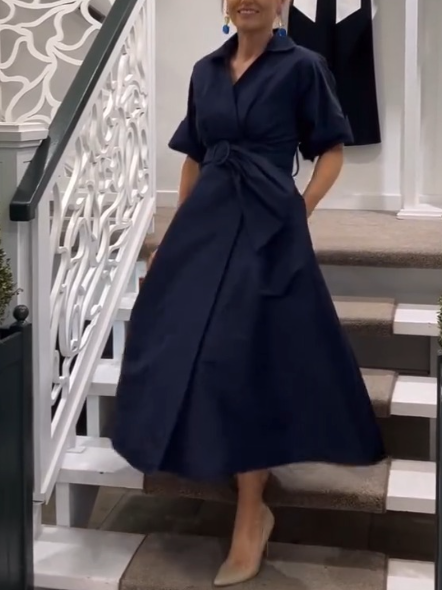 Elegant Vibrant A-line Dress