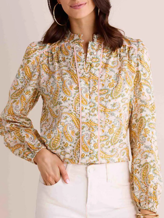 Chic Printed Two Piece Set