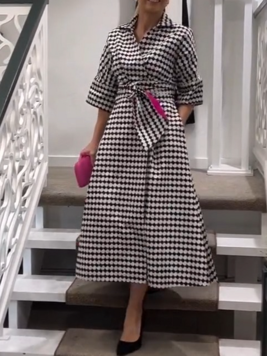 Elegant Vibrant A-line Dress