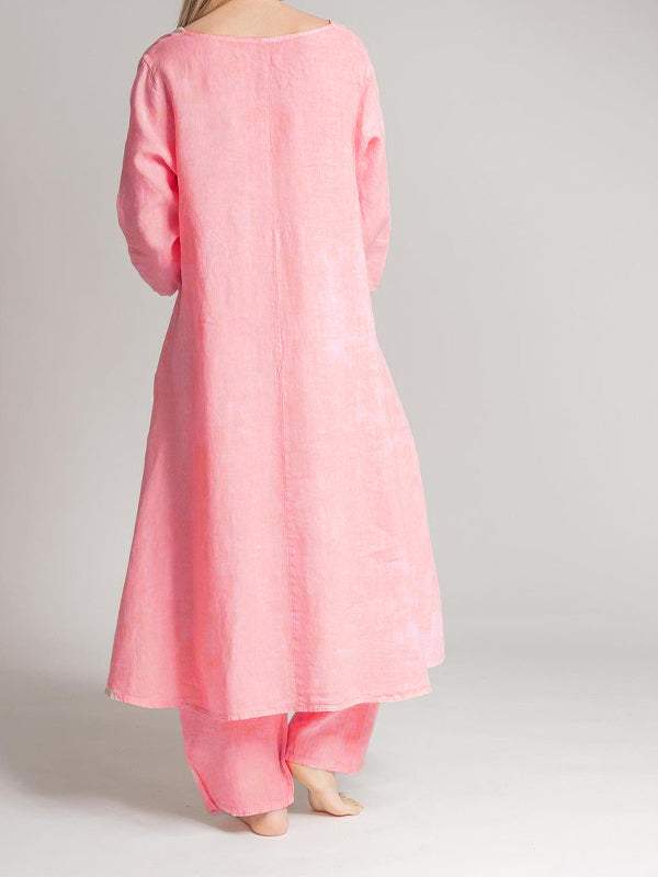 Women's Linen Casual Two Piece Set