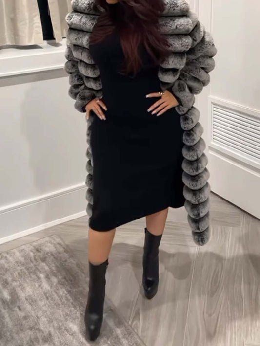 (⏰New Arrival Promotion $20 OFF)Women's Long Fluffy Coat Plush Outerwear
